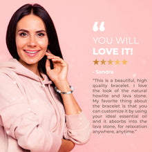 Load image into Gallery viewer, Lava Rock Aromatherapy Bracelet